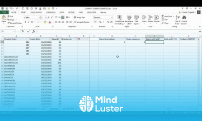 COUNTIF formula in excel for beginners
