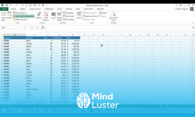 Creating recorded macros in excel
