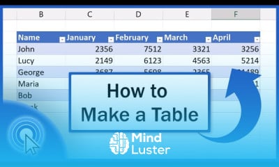 Table formatting in excel for beginners