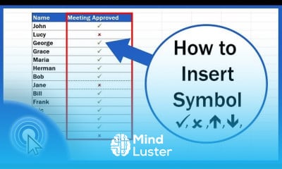 Inserting symbols in excel for beginners