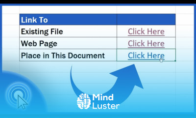 Creating hyperlinks in excel for beginners
