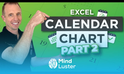 Creating calendar charts in excel