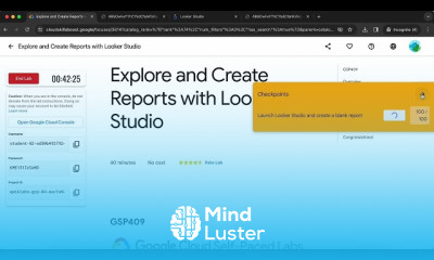 Creating reports in looker studio