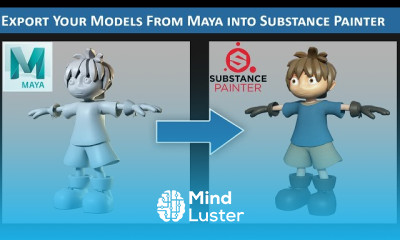 Substance painter to maya V Ray workflow