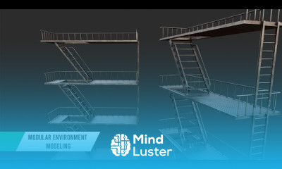 Modular environment modeling in maya