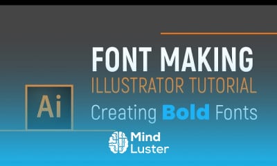 Designing Fonts in illustrator for beginners