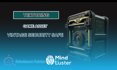 Vintage Security Safe 3D modeling in maya