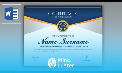 Logo design in MS Word for beginners