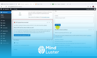 Installing wordPress step by step