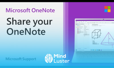 Sharing notes in microsoft Onenote