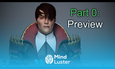 3d character in maya and zbrush