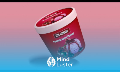 Product label design in photoshop