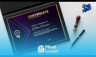 Certificate design in Photoshop CC Certificate design in Photoshop CC