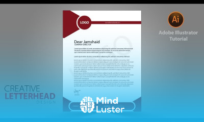 Letterhead design in Illustrator
