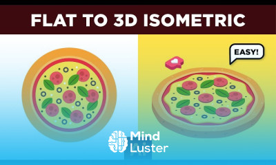 Isometric flat design in illustrator