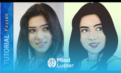 Vector art portraits in photoshop