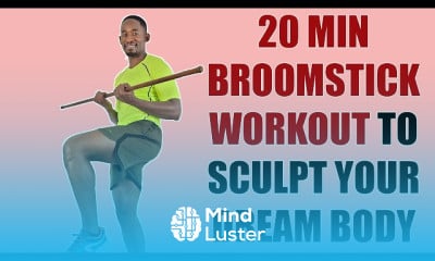 Broomstick workouts at home