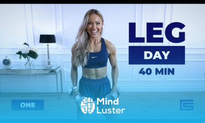 LEG workouts with dumbbells at home