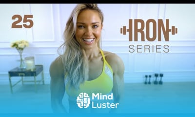 Arms and shoulders workout with dumbbells