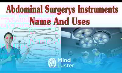 Abdominal surgerys instruments with names