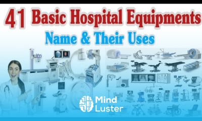 Basic hospital equipments with names
