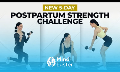 Postpartum strength workout at home