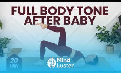 Postpartum standing AB workout at home