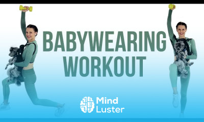 Babywearing Postpartum workouts at home