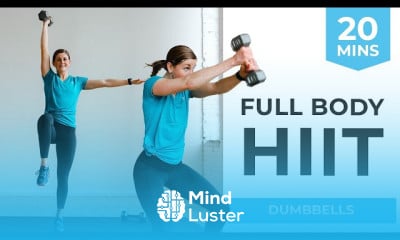 Arm workout with dumbbells at home