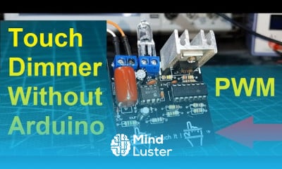 Dimmer with touch switch without arduino