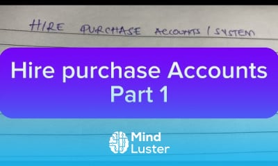 Hire purchase accounts fundamentals