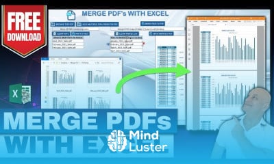 Merge PDF documents using excel