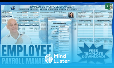 Create complete employee Payroll In excel