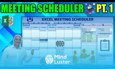 Creating meeting scheduler in excel