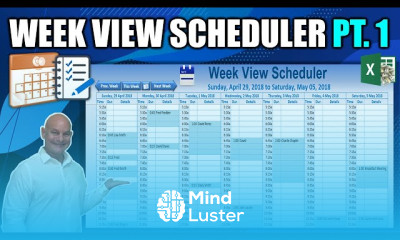 Build dynamic appointment scheduler in excel