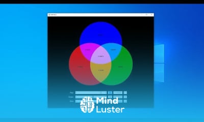 RGB Colour mixer application for beginners