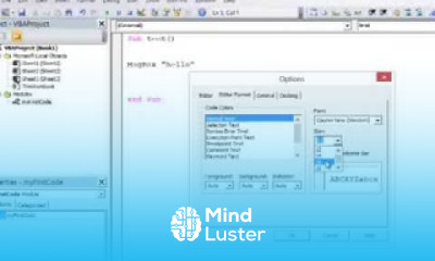 Programming with VBA for beginners
