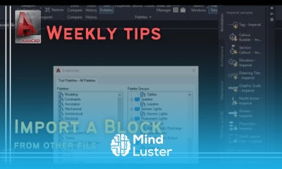 Importing blocks from other files in autoCAD