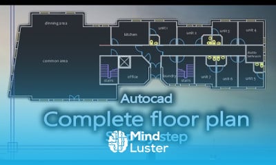 Floor Plans in autoCAD 2D for beginners