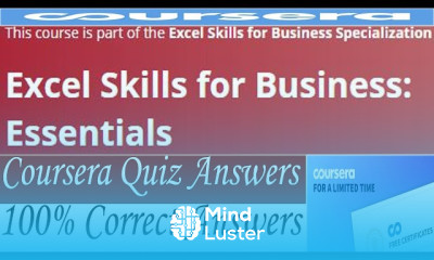 Excel skills for business specialization