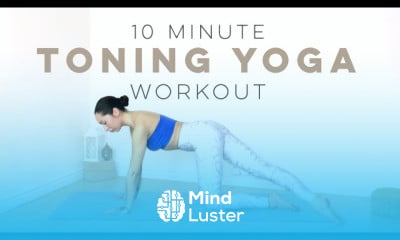 Yoga workout for toned legs