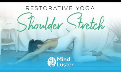 Yoga shoulder stretches for tension