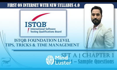 ISTQB foundation level exam practice