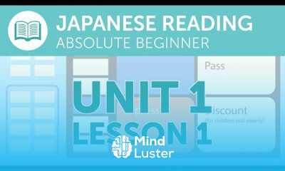 Japanese reading Practice for beginners