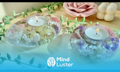 Resin candle holders for beginners