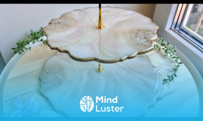 Resin cake stands making for beginners