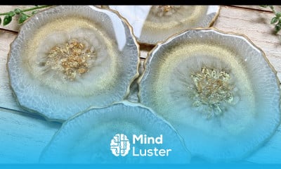 Resin geode art for beginners