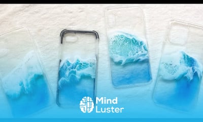 Resin beach Phone case