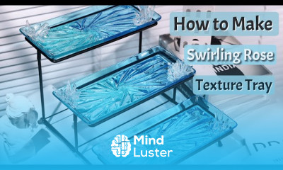 Making hollow resin tray coaster