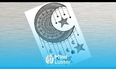 Ramadan mubarak mandala art drawing